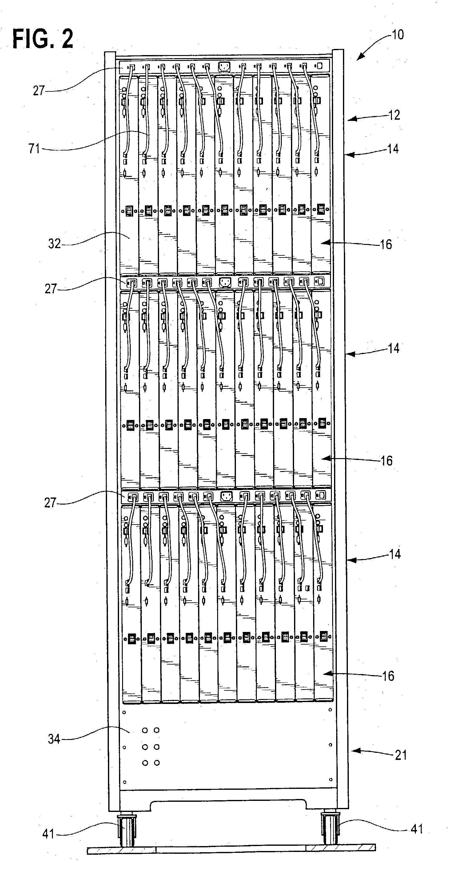 Rack mountable computer component power distribution unit and method