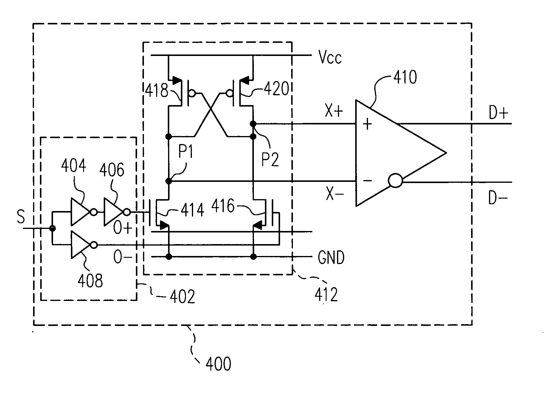 Device for generating a pair of true/complement-phase logic signals
