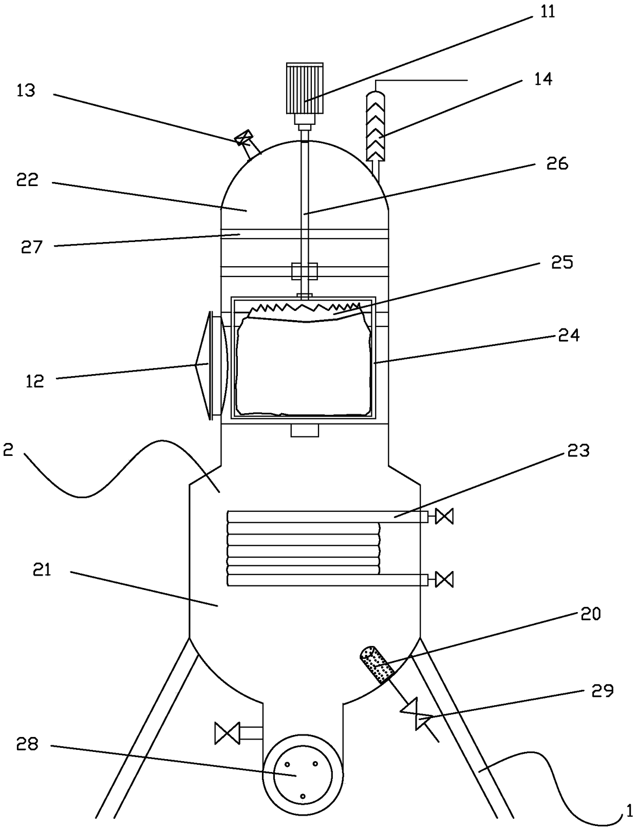 Fruit and vegetable vacuum frying device capable of quickly replacing filter screen