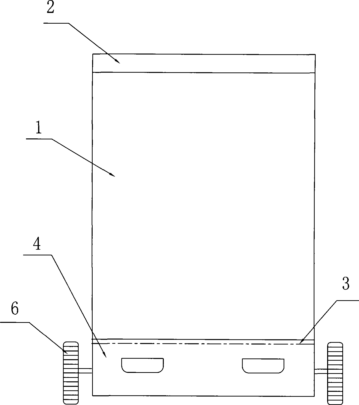 Garbage can for subdistricts