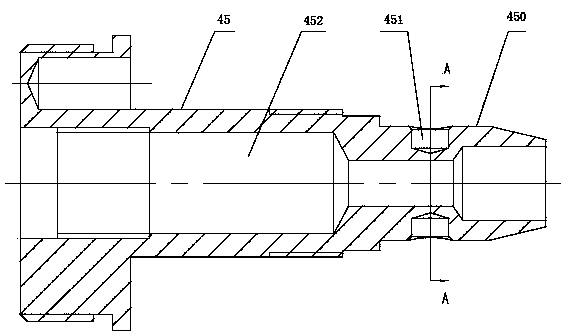 Locking mechanism of abdominal operation forceps