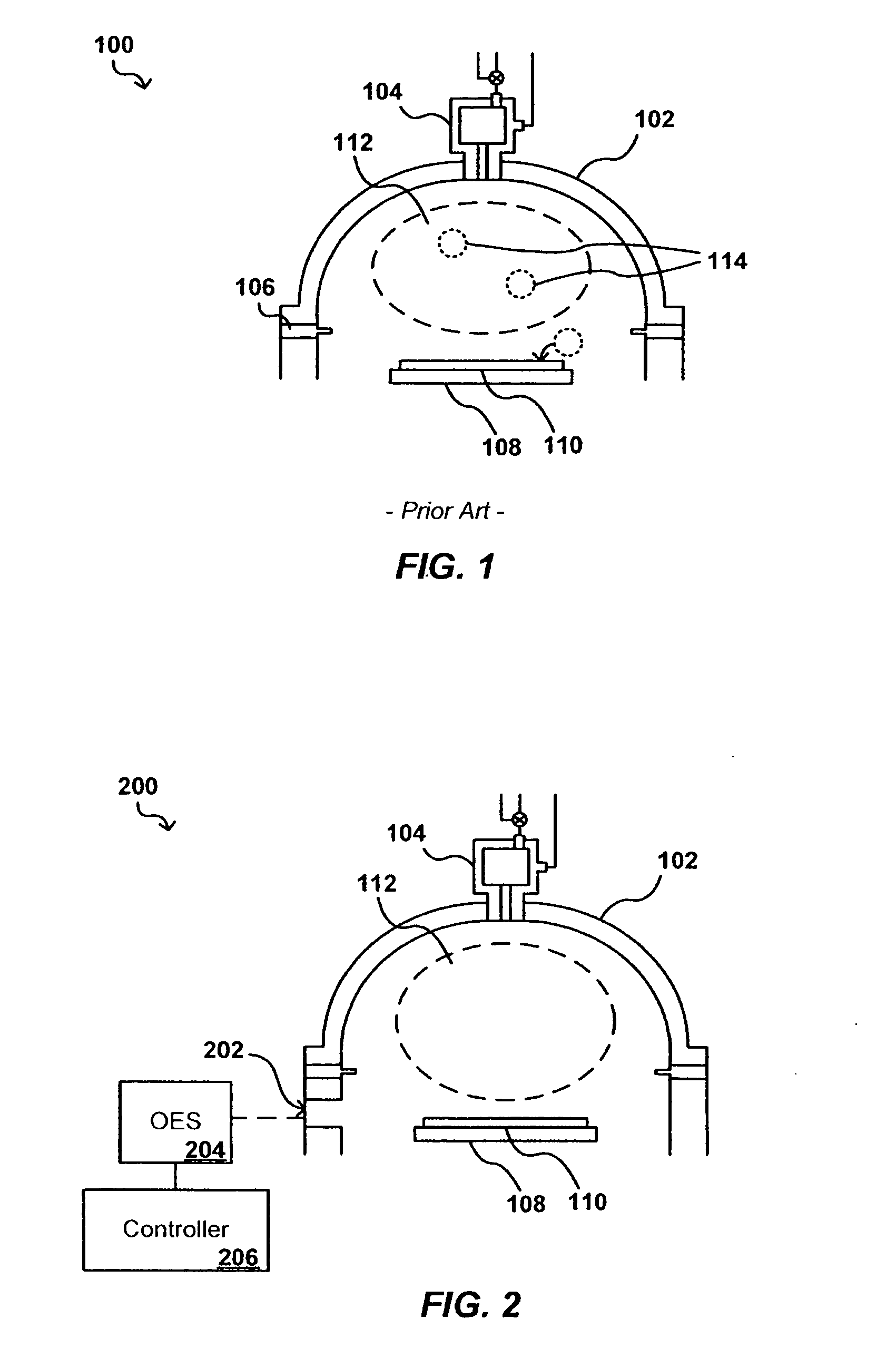 In-situ process state monitoring of chamber
