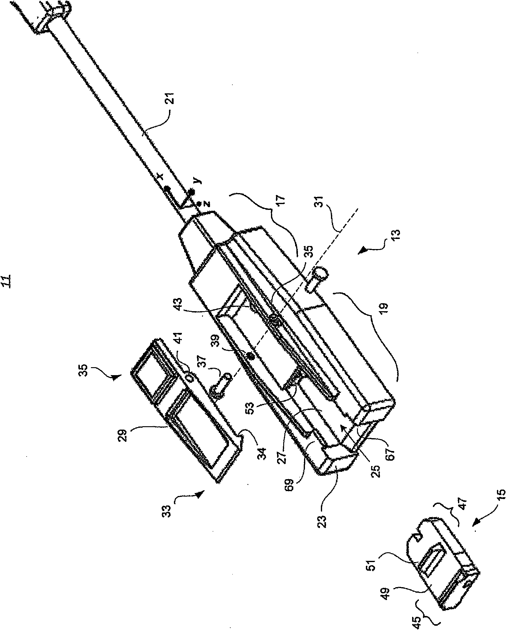 Releasably locking auto-aligning fiber optic connector