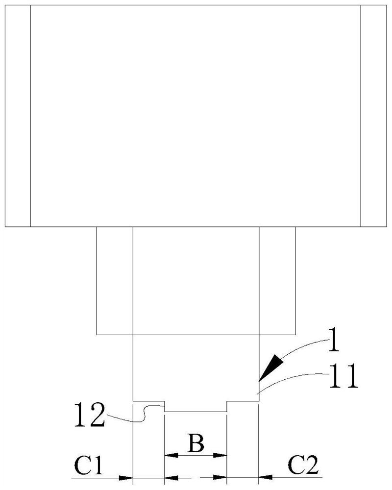 Dimension measuring method, device and terminal equipment of semiconductor ic components