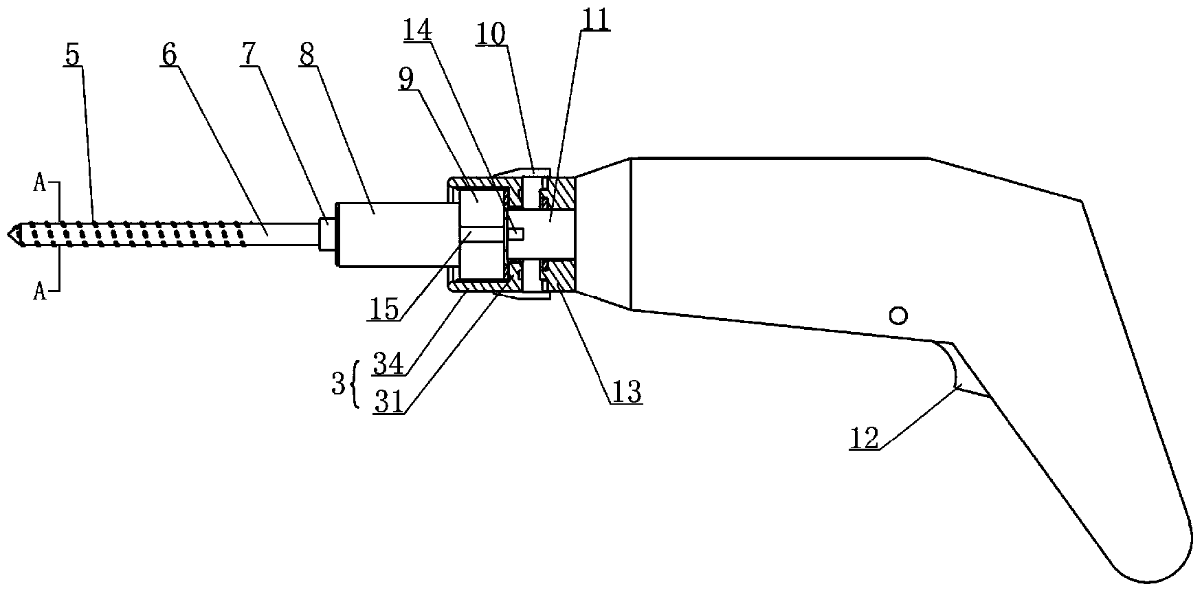 Electric drill capable of adjusting diameter of drill bit and use method of electric drill