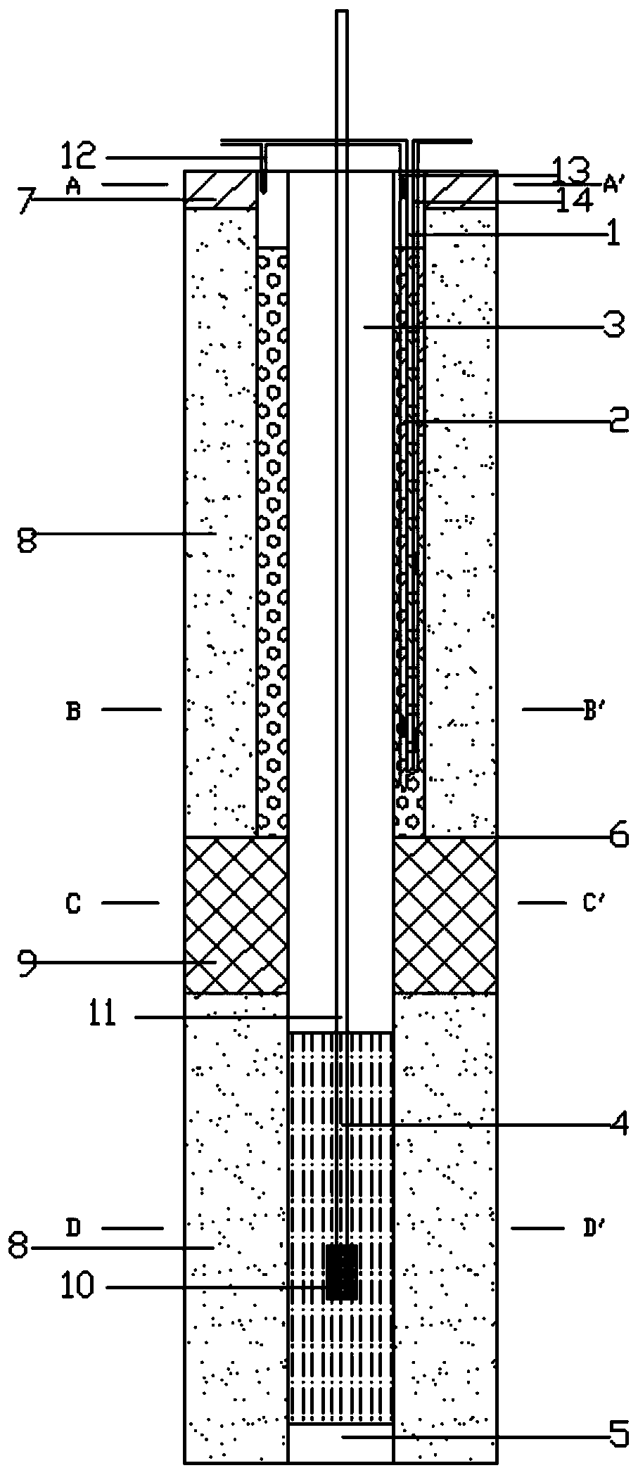 Multipurpose dewatering well structure and manufacturing method thereof
