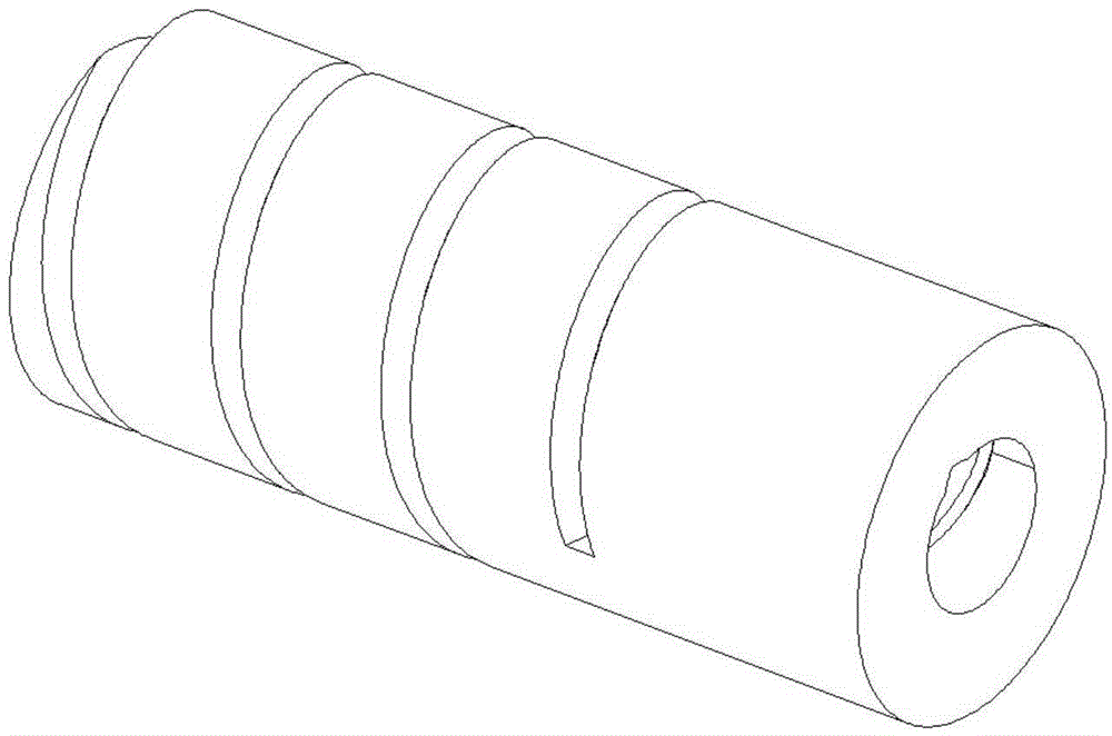 Circular section spring mechanism with adjustable rigidity