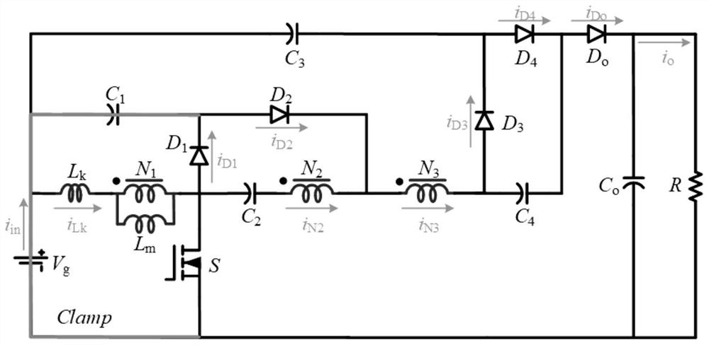 A high voltage gain dc-dc converter