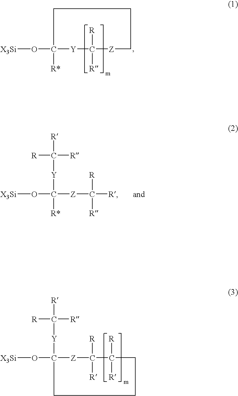 Modified silane compounds