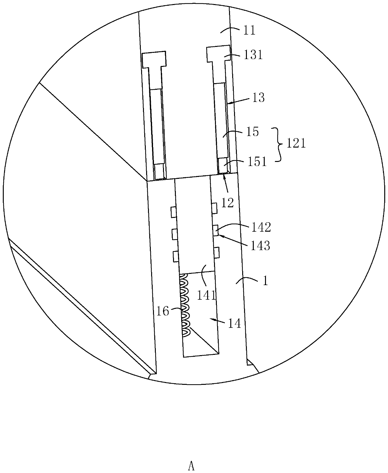 Road noise reduction protection structure and construction method thereof