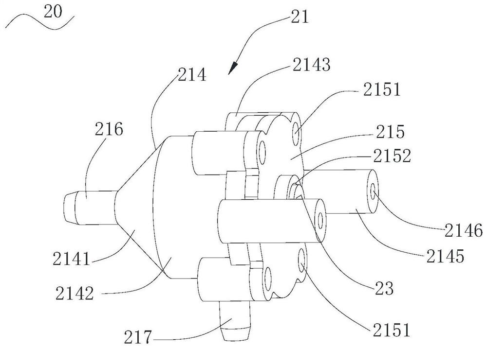 Rotating disc type pulse valve for intelligent closestool