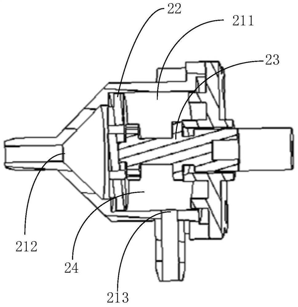 Rotating disc type pulse valve for intelligent closestool