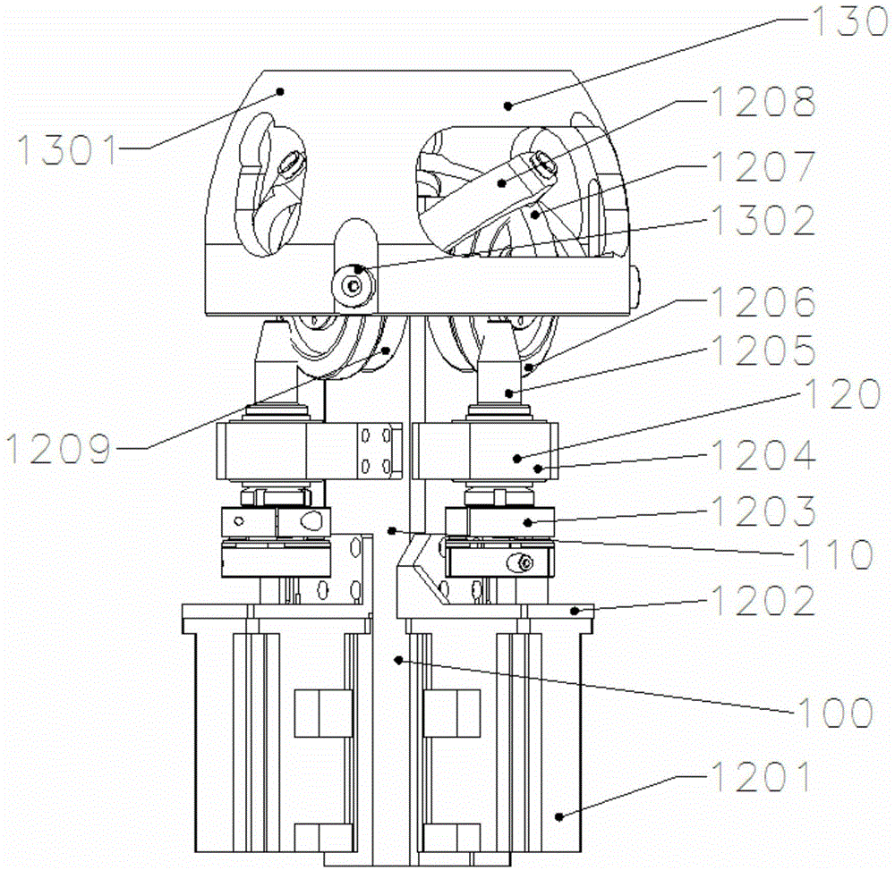 Entertainment robot sphere three-freedom-degree parallel mechanism