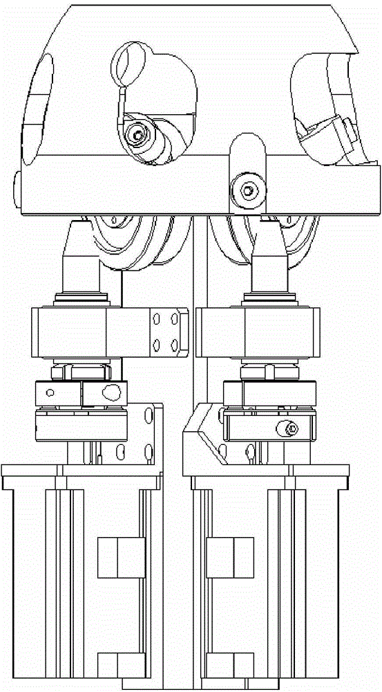 Entertainment robot sphere three-freedom-degree parallel mechanism