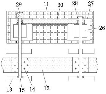 An automatic industrial production line product reset system