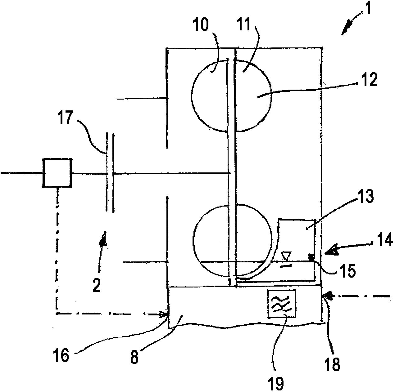 Motor vehicle drive train comprising a hydrodynamic retarder that can be disengaged, and control method therefor