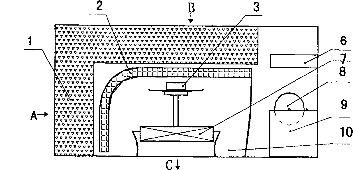 Outdoor unit of air conditioner using axial-flow fan system