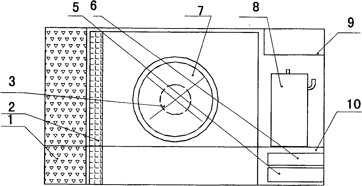 Outdoor unit of air conditioner using axial-flow fan system