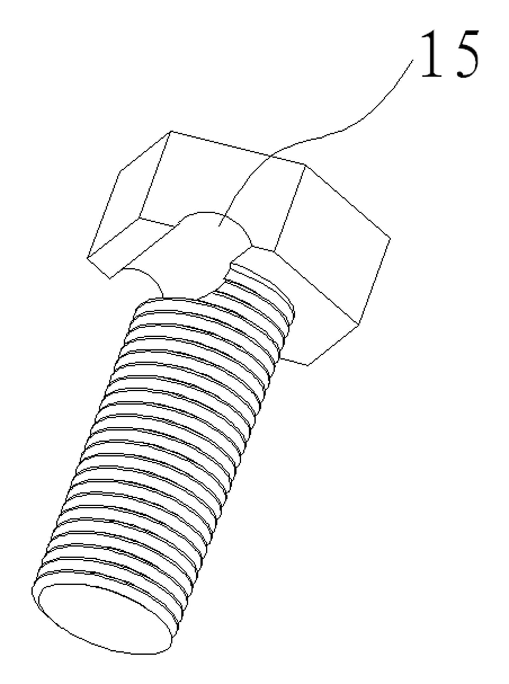 Combined three-dimensional traction mounting bracket for wrist joint