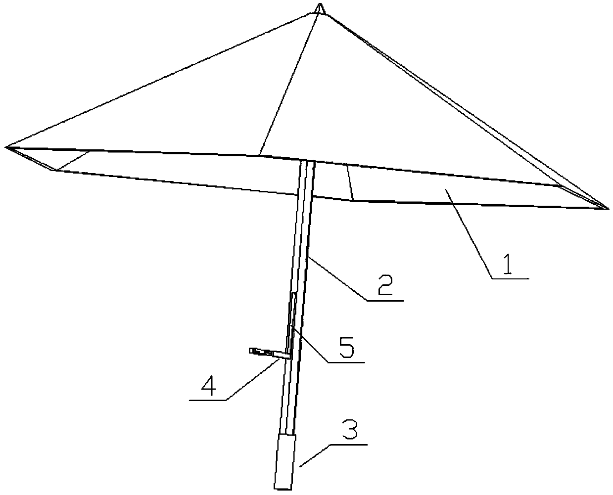 Umbrella with navigation function