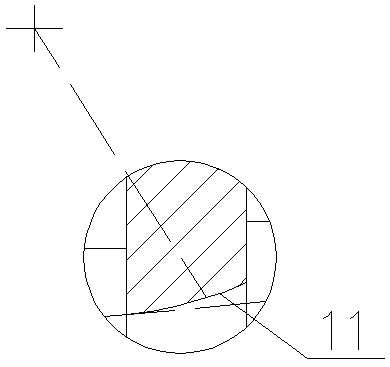 Five-dimensional eccentric valve sealing structure