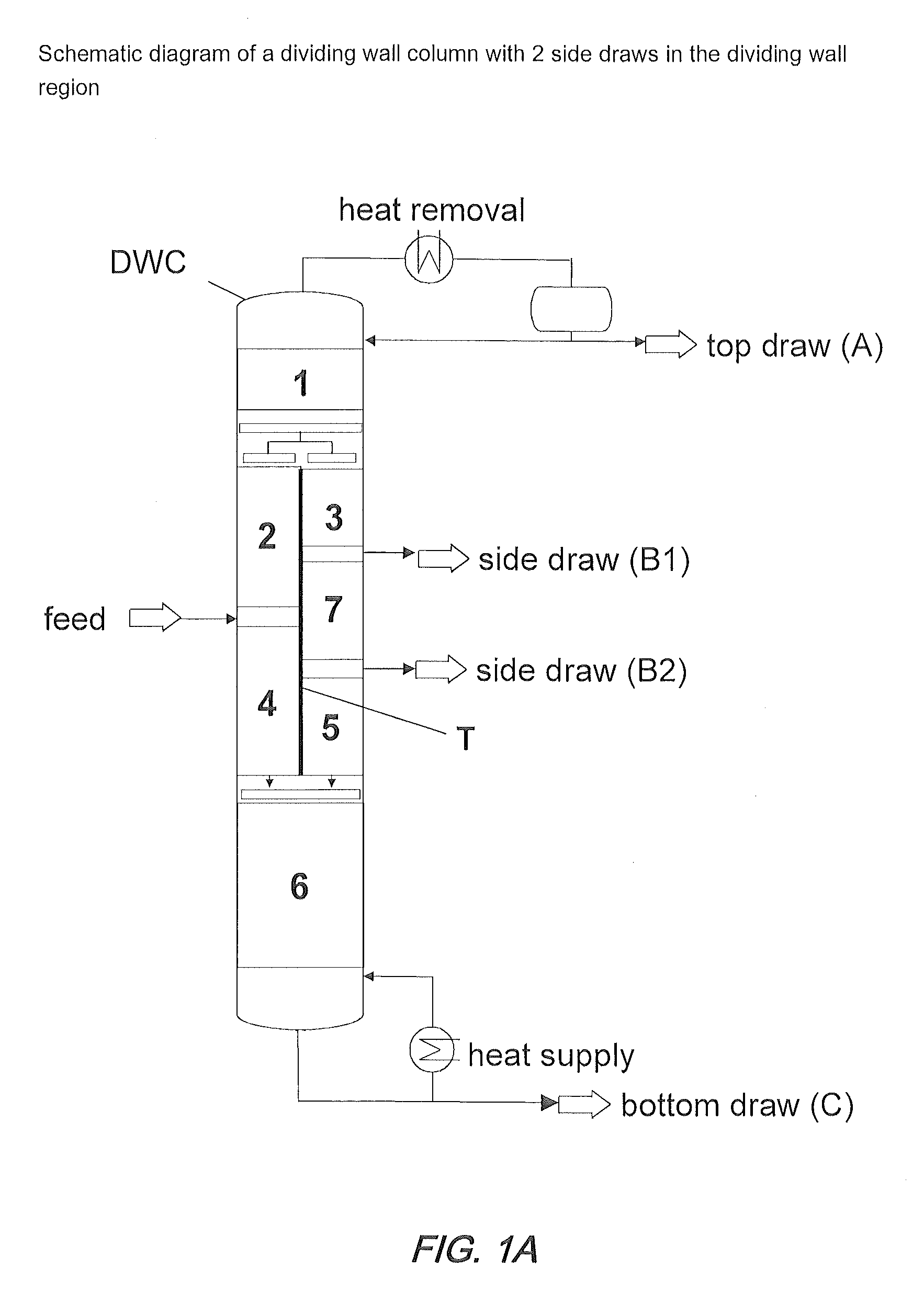 Devices and method for continuous distillative separation of a mixture containing one or more alkanolamine(s)