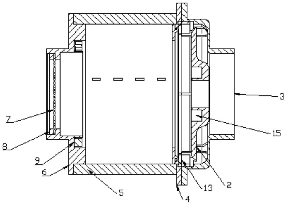 Multi-stage differential water pump capable of reducing noises