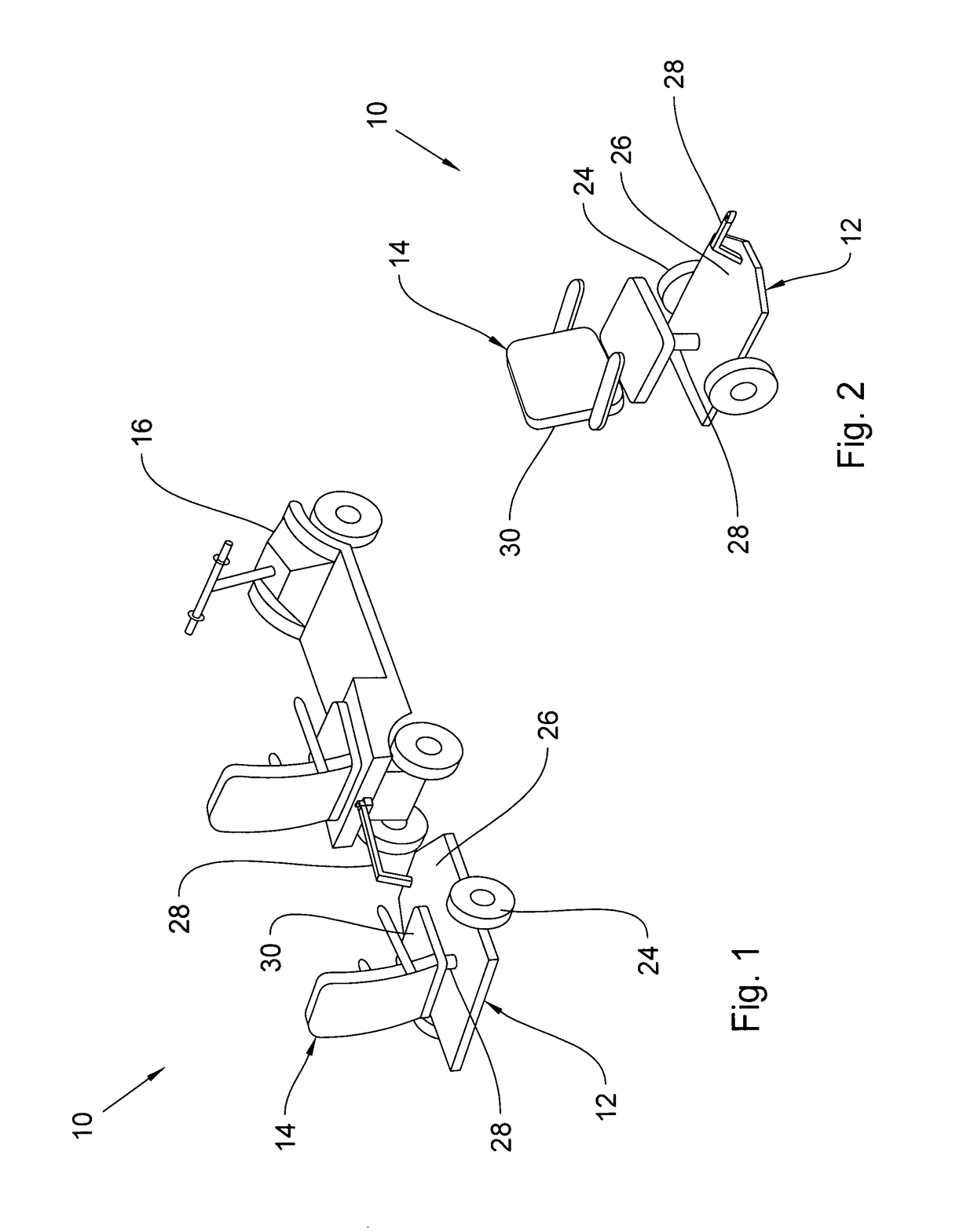 Passenger trailer apparatus