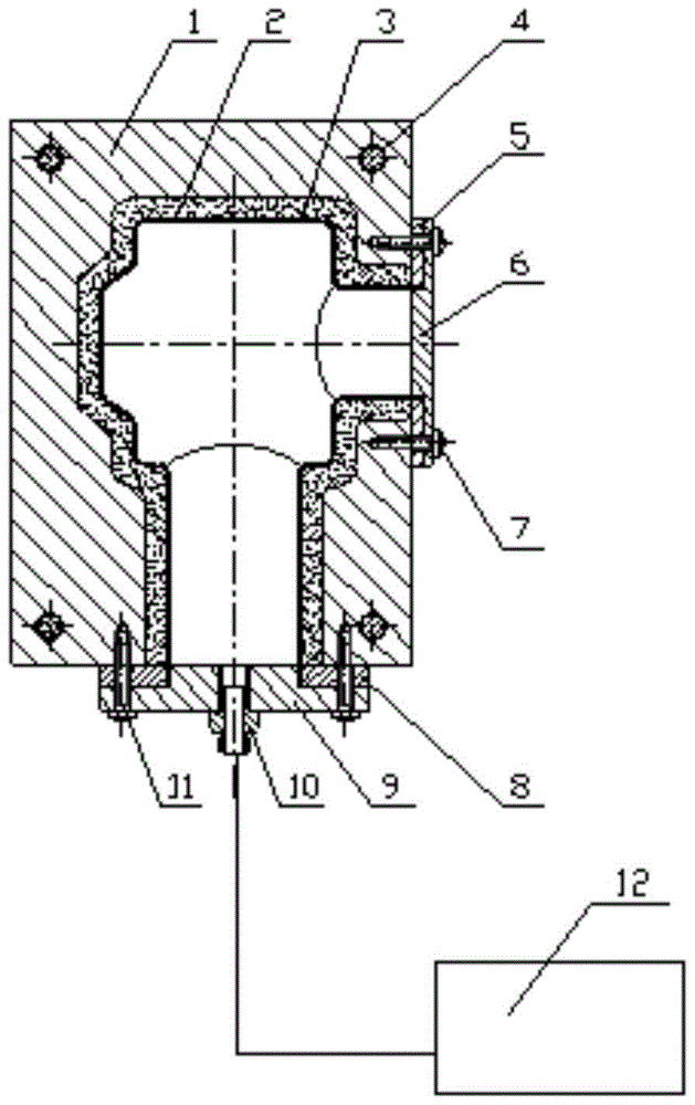 A kind of preparation method of desulfurization nozzle and its forming device