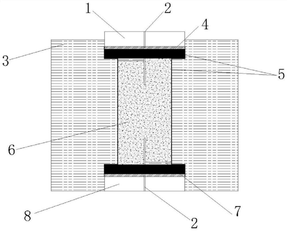 A test device and method for rock direct shear-seepage