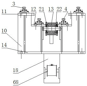A kind of steel wire rope fast connection mechanism and its section steel drawing car