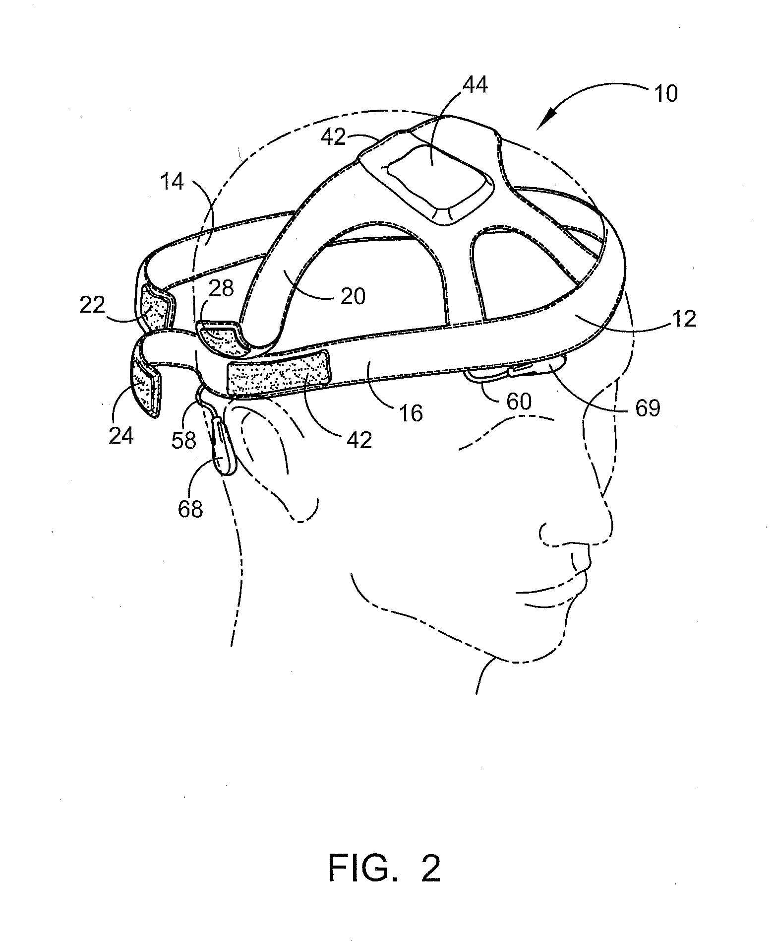 Head Harness &Wireless EEG Monitoring System
