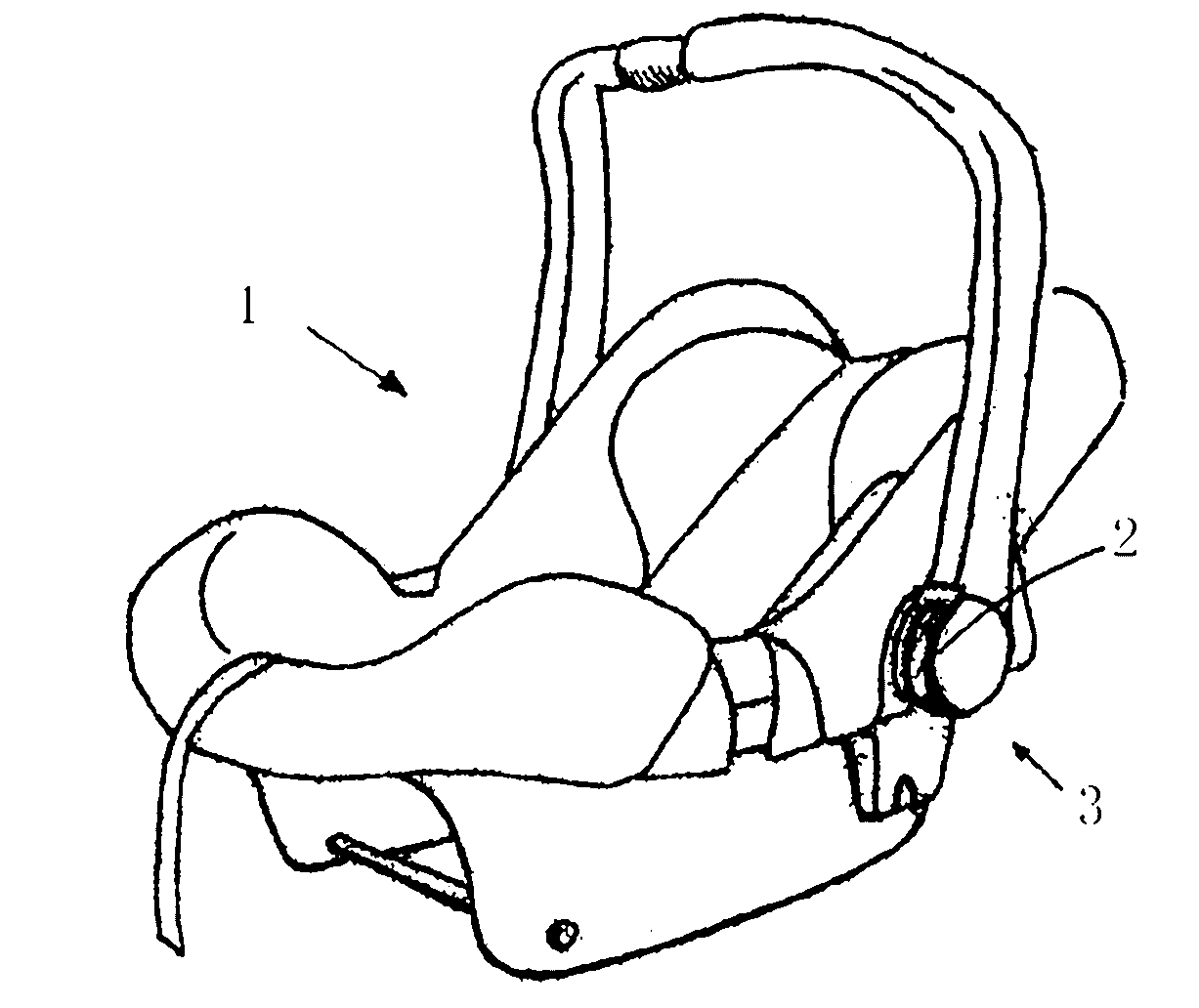 Child safety seat with side impact protection