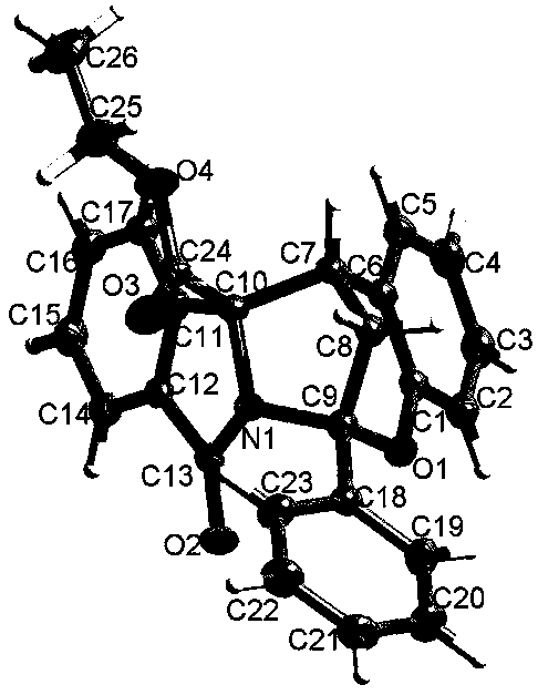 Chromane bridged-ring isoindolinone and preparation method thereof