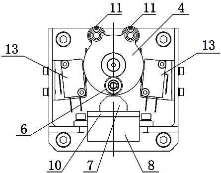 An AGV automatic lifting mechanism self-locking device