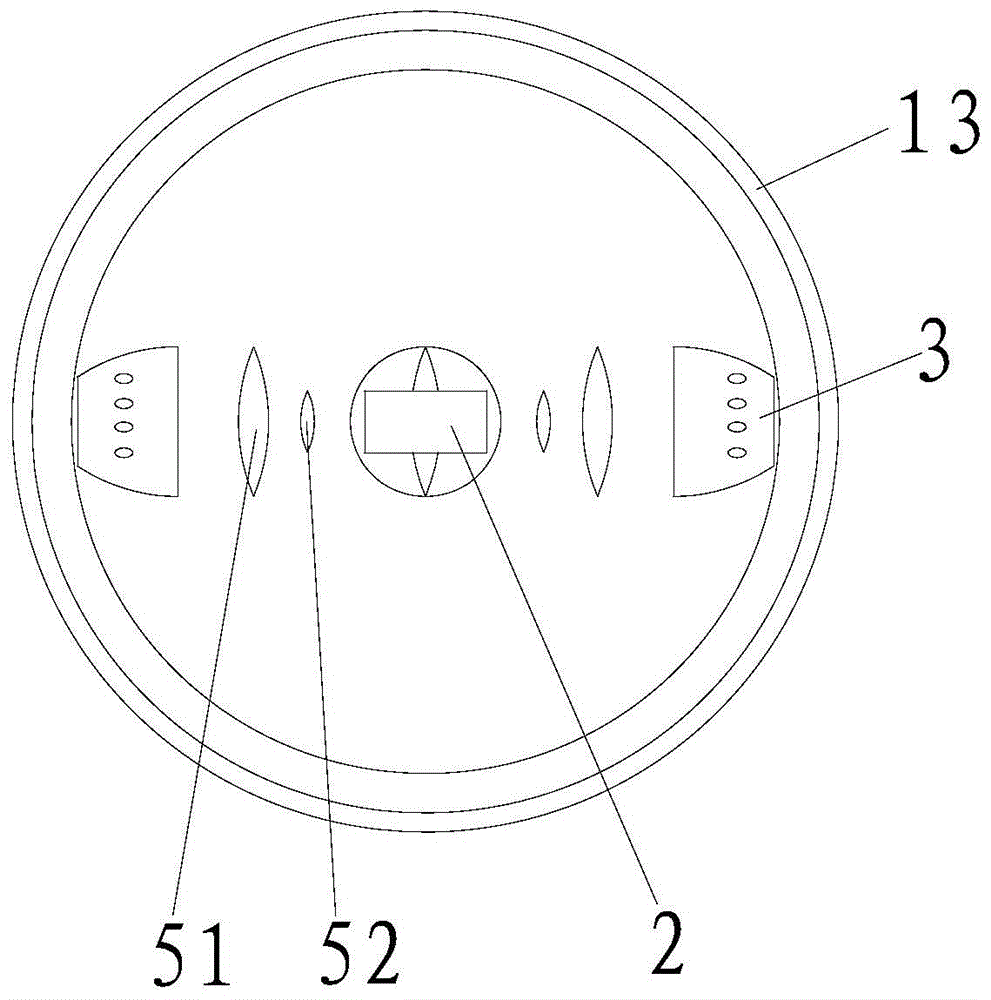 A prism cluster led light