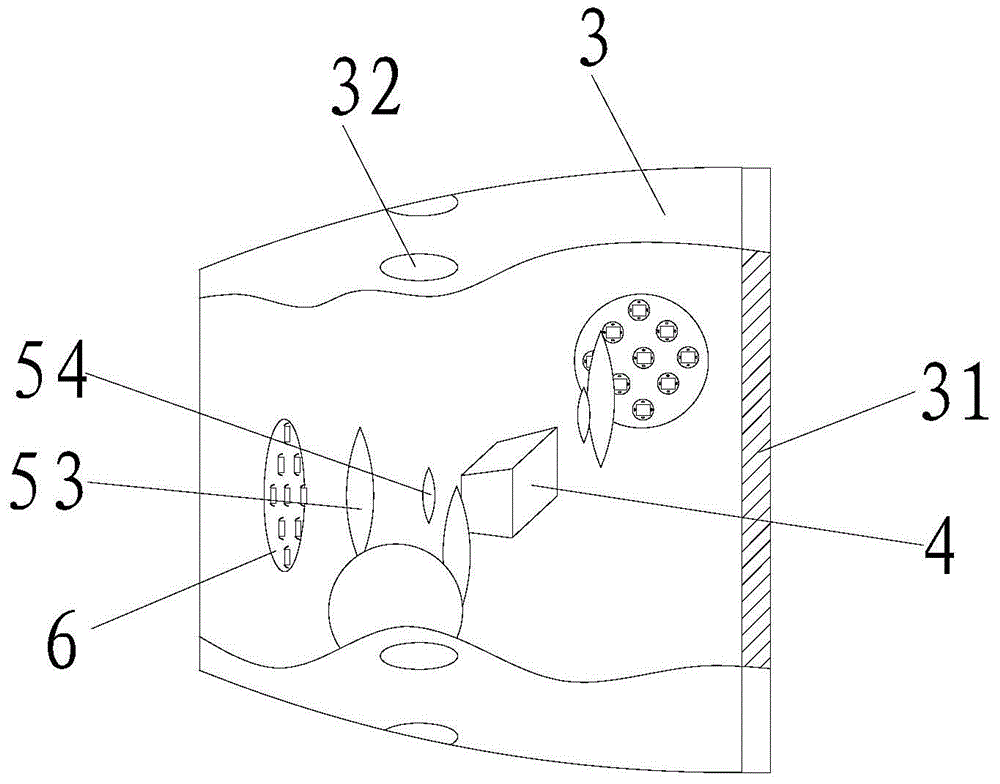 A prism cluster led light