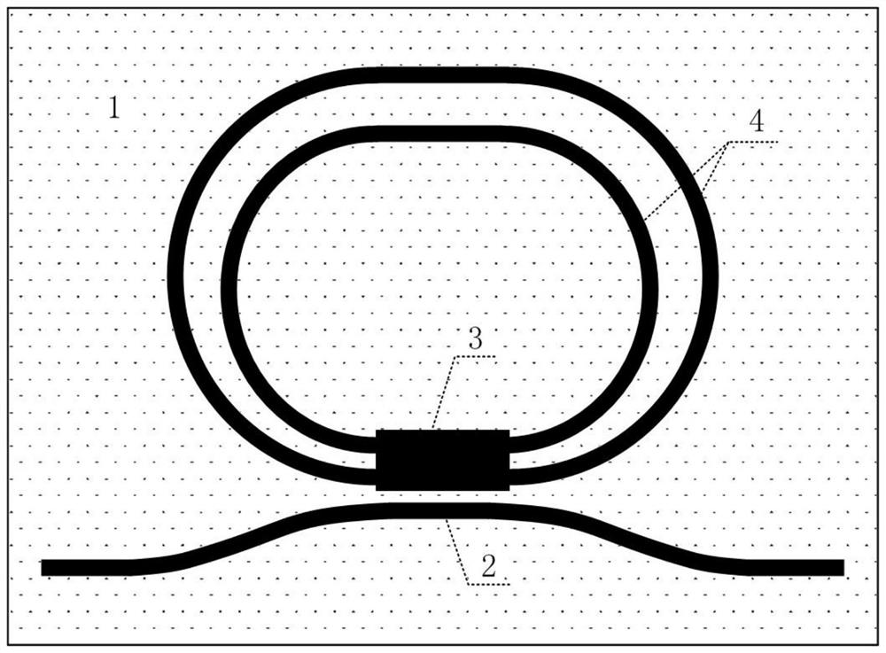 An Optical Waveguide Ring Resonator Based on Asymmetric Directional Coupler