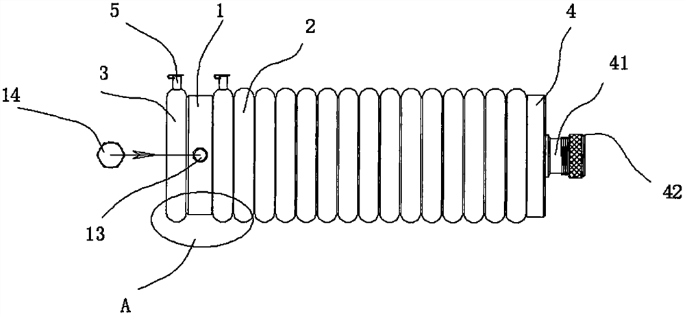 First-aid treatment device for patients with burnt limbs and operation method