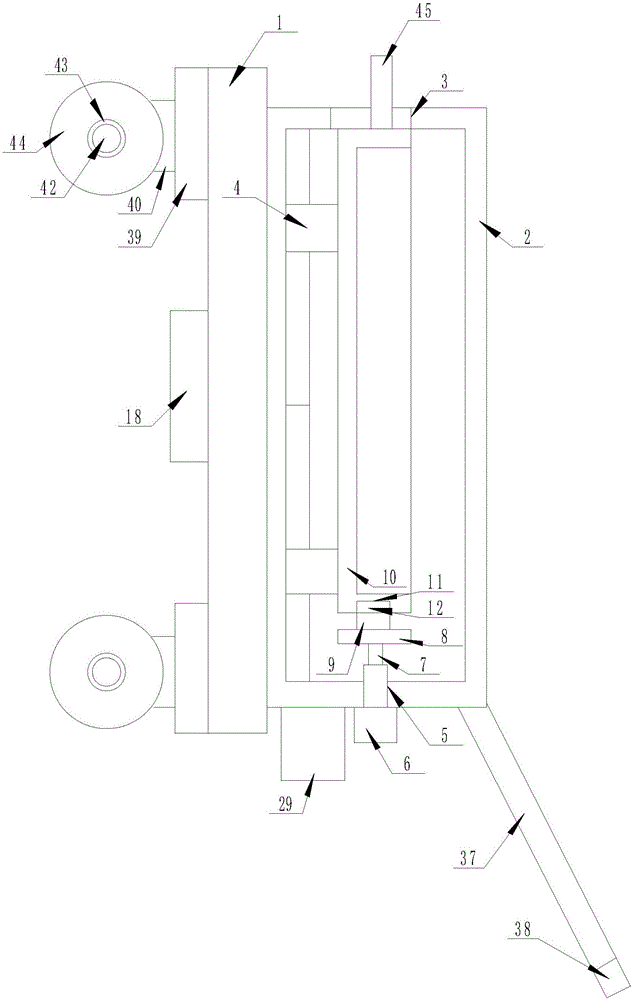 Binding device for fixed-length burnout of straw