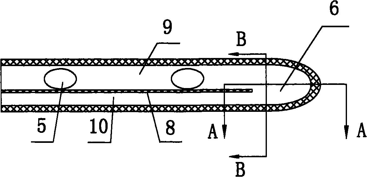 Dual-cavity stomach tube