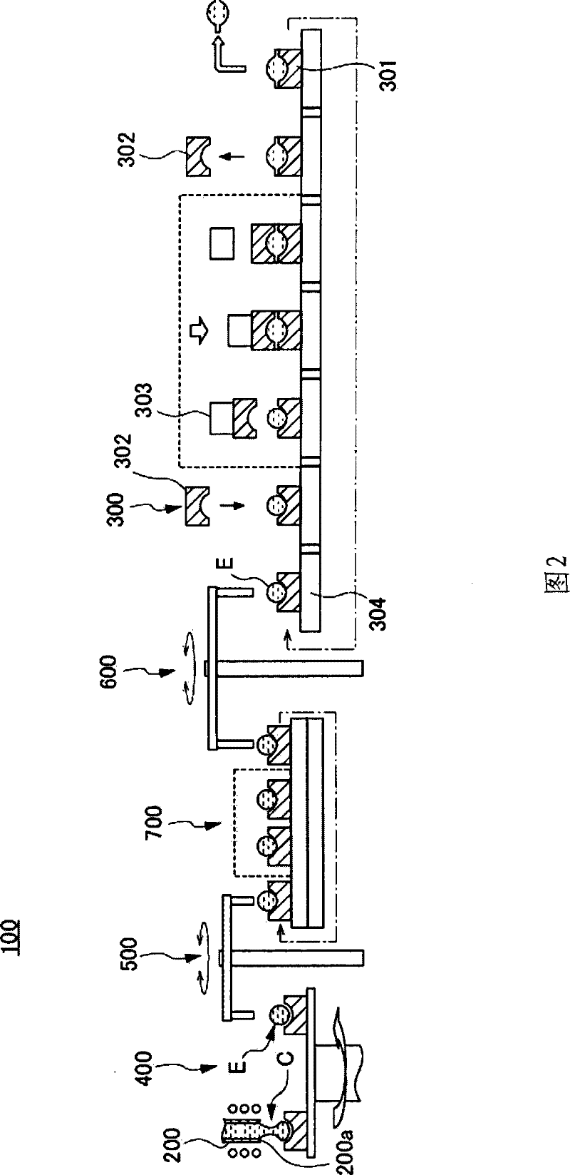 Device and method for manufacturing optical elements