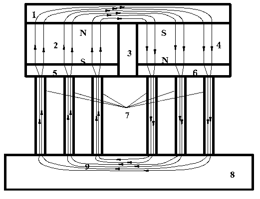 Flexible magnetic adhesion method for movable welding robot