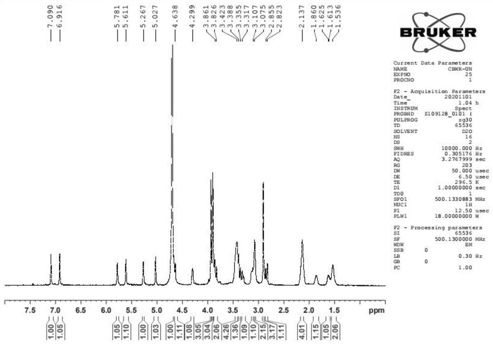 Cefepime arginine polymer as well as preparation method and application thereof