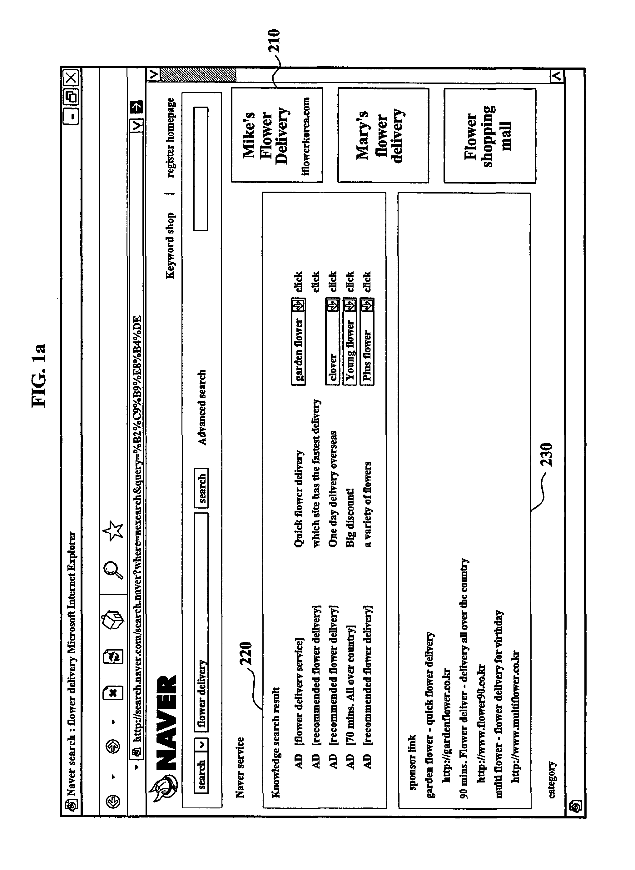 System and method for generating a search result list