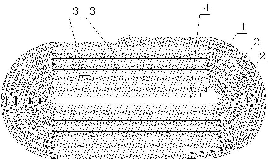 Method for winding battery cell of lithium ion