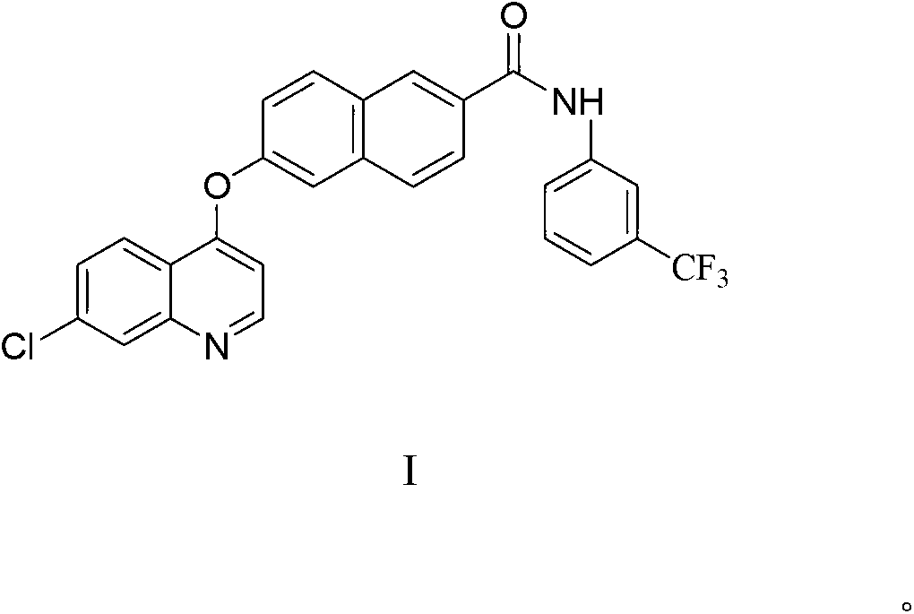 Naphthoyl amine derivative, and preparation method and application thereof