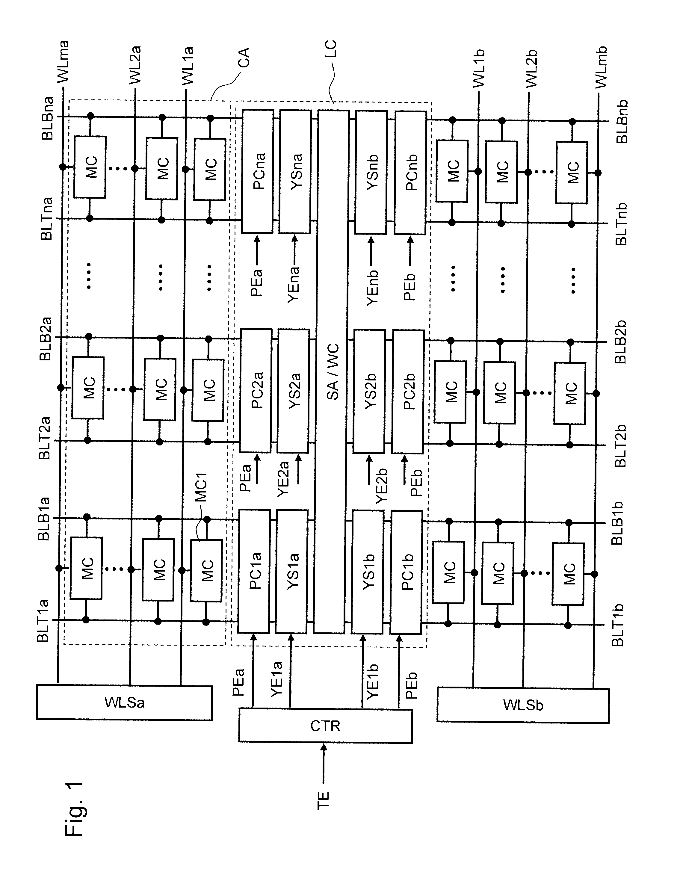 Semiconductor memory device and test method therefor