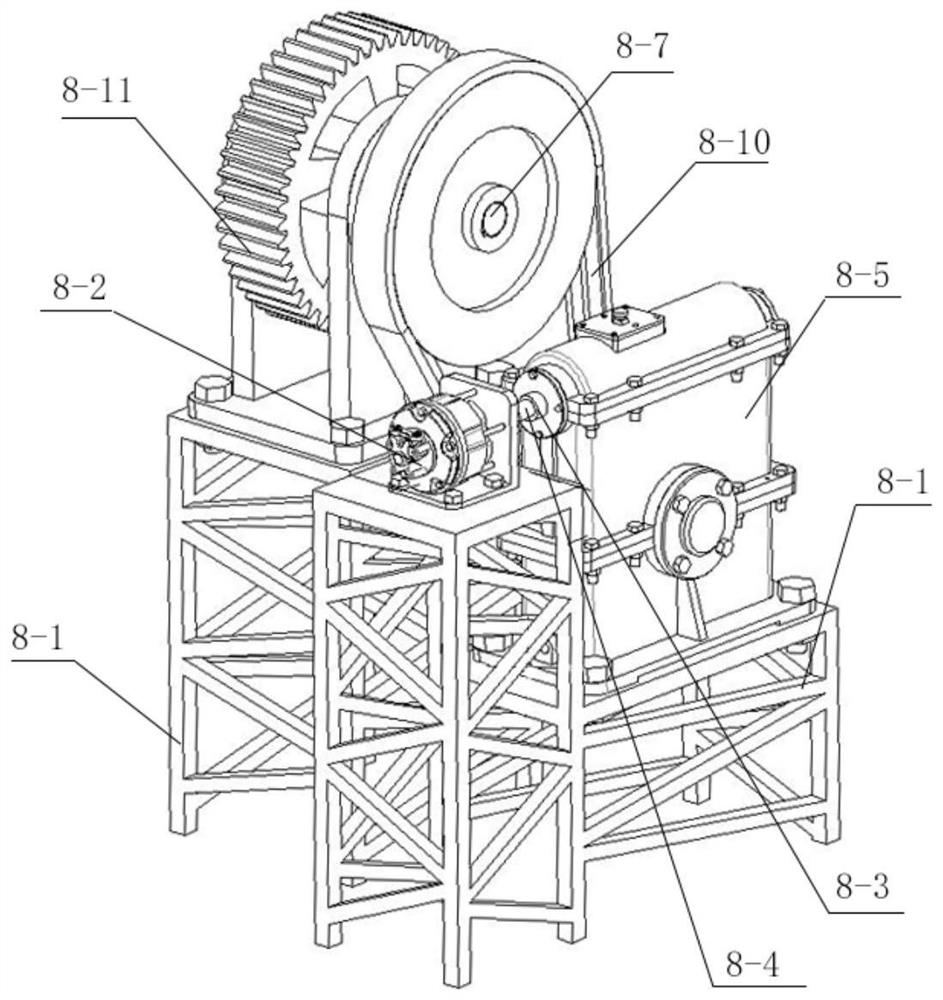 A donkey head tilting mechanism for a beam pumping unit