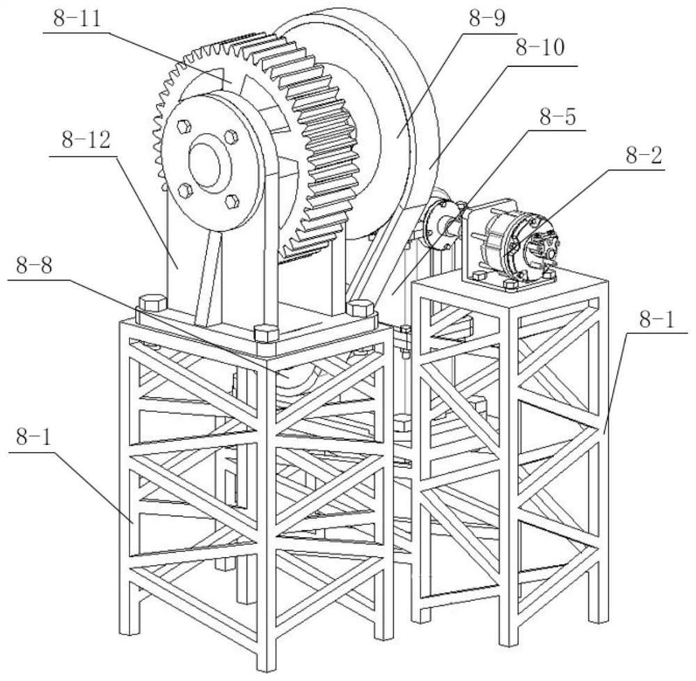 A donkey head tilting mechanism for a beam pumping unit